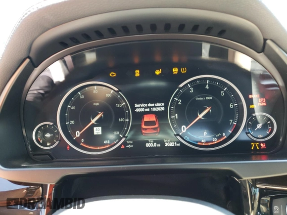 2018 BMW X6 xDrive35i with VIN 5UXKU2C57J0X49264, listed as a Copart auction lot 52534503 with 36,821 mi miles. Bid and sale history available at carsss.com. Image 9.