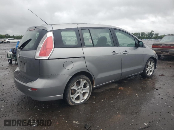 2010 Mazda 5 Sport with VIN JM1CR2WL1A0361299, listed as a Copart auction lot 57727455 with 221,744 mi miles and Clean title. Bid and sale history available at DreamBid. Image 3.