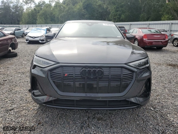 2022 Audi e-tron S Sportback Prestige with VIN WA13CBGE7NB040728, listed as a Copart auction lot 71483854 with NaN miles and Salvage Title. Bid and sale history available at carsss.com. Image 5.