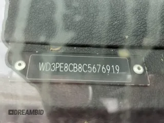 2012 Mercedes-Benz Sprinter Cargo with VIN WD3PE8CB8C5676919, listed as a IAAI auction lot 42101187 with 347,746 mi miles and . Bid and sale history available at carsss.com. Image 9.