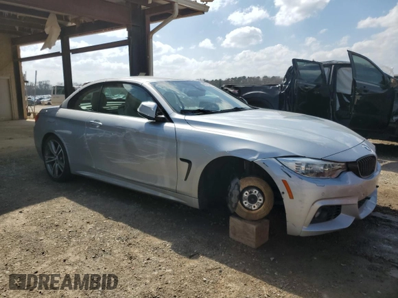 2015 BMW 4 Series 435i with VIN WBA3T3C57FP939561, listed as a Copart auction lot 48728785 with 116,009 mi miles and Salvage Title. Bid and sale history available at carsss.com. Image 4.