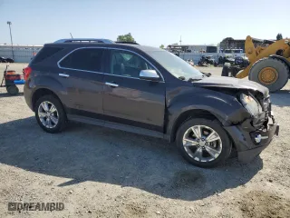2015 Chevrolet Equinox LTZ with VIN 2GNFLDE30F6282451, listed as a Copart auction lot 52406975 with 104,356 mi miles and Salvage Title. Bid and sale history available at carsss.com. Image 4.
