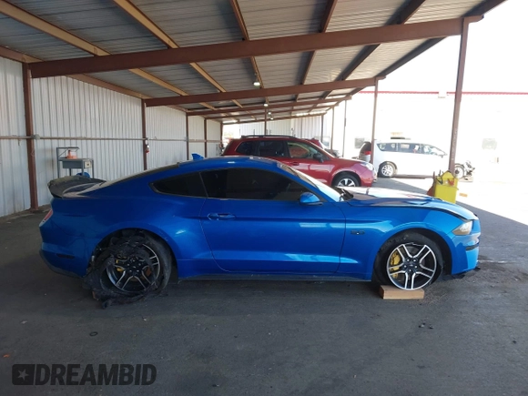 2021 Ford Mustang GT with VIN 1FA6P8CFXM5101257, listed as a IAAI auction lot 42207879 with 37,036 mi miles and . Bid and sale history available at DreamBid. Image 13.