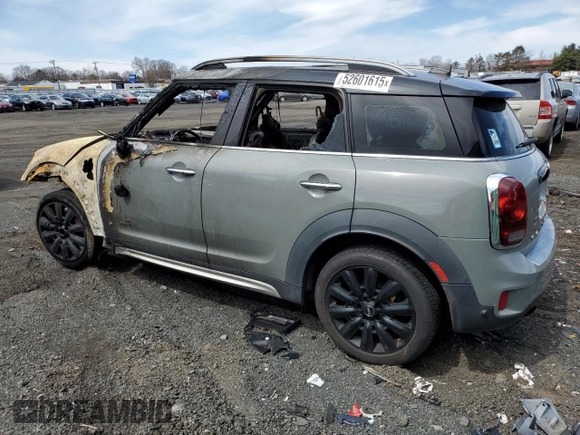 2017 MINI Countryman Cooper z VIN WMZYV5C33H3E01739, wystawiony jako Copart lot #52601615 z przebiegiem Nie podano mil oraz Nie do naprawy • Non repairable. Historia ofert i sprzedaży dostępna na DreamBid. Obrazek 2.