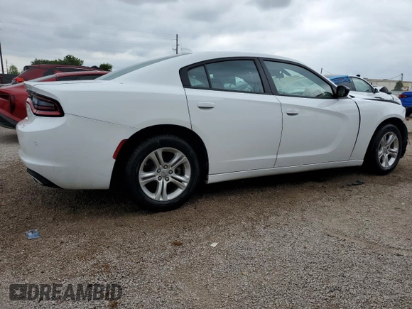 2023 Dodge Charger SXT with VIN 2C3CDXBG3PH563638, listed as a Copart auction lot 52864805 with 55,556 mi miles and Non Repairable. Bid and sale history available at DreamBid. Image 3.