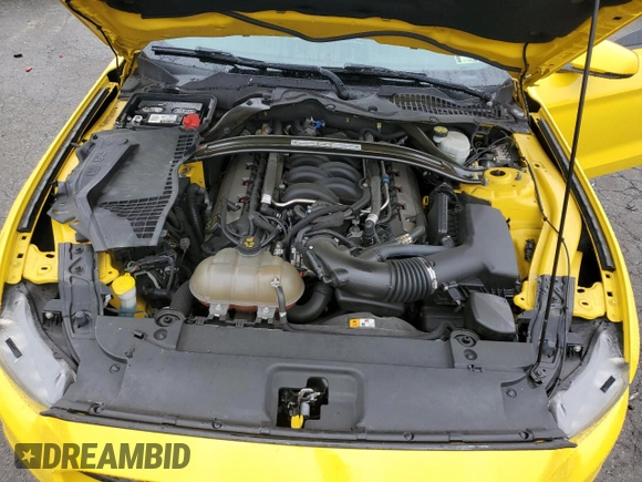 2016 Ford Mustang GT with VIN 1FA6P8CF9G5214847, listed as a Copart auction lot 61108705 with 54,137 mi miles and Salvage title. Bid and sale history available at DreamBid. Image 11.