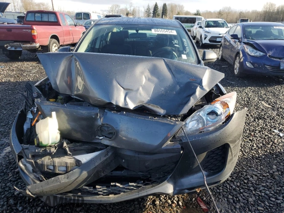2012 Mazda 3 i Touring with VIN JM1BL1V88C1597739, listed as a Copart auction lot 86555454 with 111,309 mi miles and Salvage Title. Bid and sale history available at DreamBid. Image 5.