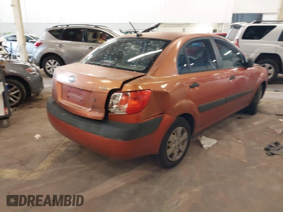 2009 Kia Rio LX with VIN KNADE223796547229, listed as a IAAI auction lot 41947371 with 153,061 mi miles and . Bid and sale history available at DreamBid. Image 4.