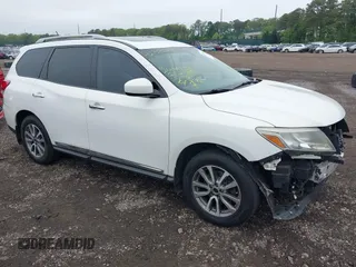 2013 Nissan Pathfinder SL z VIN 5N1AR2MMXDC668617, wystawiony jako IAAI lot #42386291 z przebiegiem 164 737 mil mil oraz . Historia ofert i sprzedaży dostępna na DreamBid. Obrazek 1.