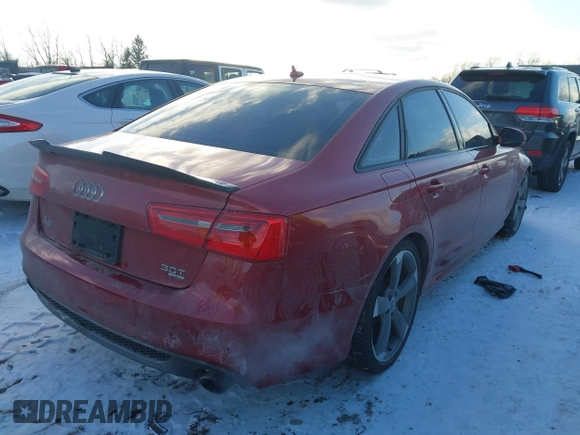 2014 Audi A6 Prestige with VIN WAUHGAFC4EN073806, listed as a IAAI auction lot 41315343 with 139,193 mi miles and . Bid and sale history available at DreamBid. Image 4.