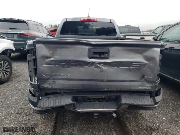 2021 Chevrolet Colorado 4WD Work Truck with VIN 1GCGTBEN4M1118526, listed as a Copart auction lot 52299895 with 70,015 mi miles and Salvage Title. Bid and sale history available at carsss.com. Image 6.
