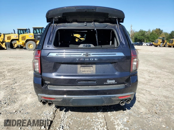 2023 Chevrolet Tahoe Premier with VIN 1GNSCSKD0PR110250, listed as a Copart auction lot 79266234 with 46,057 mi miles and Non Repairable. Bid and sale history available at carsss.com. Image 6.