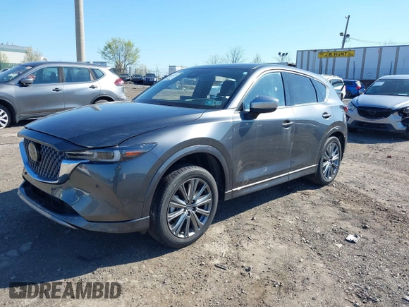 2024 Mazda CX-5 2.5 Turbo Signature with VIN JM3KFBXY4R0357622, listed as a IAAI auction lot 41983547 with 3,238 mi miles. Bid and sale history available at carsss.com. Image 21.