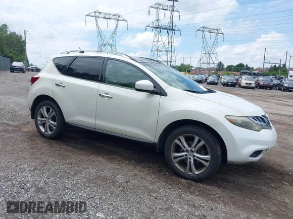 2011 Nissan Murano S z VIN JN8AZ1MWXBW151060, wystawiony jako IAAI lot #42548252 z przebiegiem 139 930 mil mil oraz . Historia ofert i sprzedaży dostępna na DreamBid. Obrazek 1.