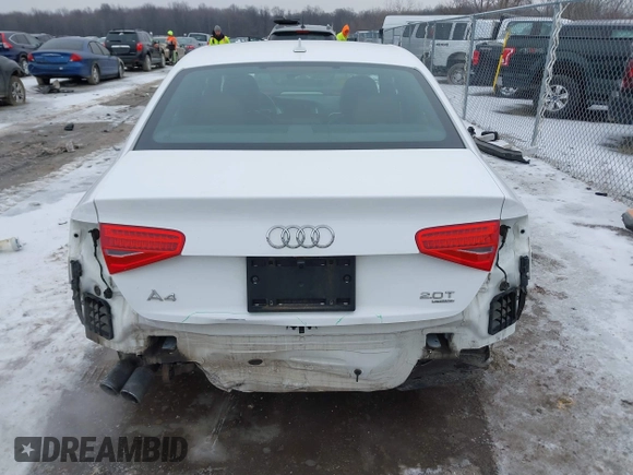 2015 Audi A4 Premium with VIN WAUBFAFL6FN014508, listed as a IAAI auction lot 41547104 with 137,491 mi miles. Bid and sale history available at carsss.com. Image 17.