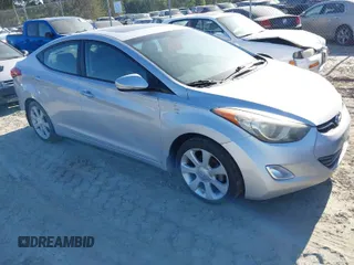 2013 Hyundai Elantra GLS z VIN KMHDH4AE9DU686917, wystawiony jako IAAI lot #42039008 z przebiegiem Nie podano mil oraz . Historia ofert i sprzedaży dostępna na DreamBid. Obrazek 1.