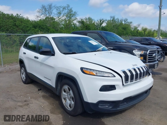 2016 Jeep Cherokee Altitude with VIN 1C4PJLAB4GW290666, listed as a IAAI auction lot 42052140 with 77,116 mi miles. Bid and sale history available at carsss.com. Image 1.