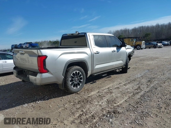 2023 Toyota Tundra Limited with VIN 5TFJA5DB7PX099444, listed as a IAAI auction lot 41654578 with 43,842 mi miles and . Bid and sale history available at DreamBid. Image 4.