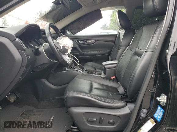 2017 Nissan Rogue SL with VIN JN8AT2MV6HW283644, listed as a Copart auction lot 55781785 with 90,233 mi miles and Salvage title. Bid and sale history available at DreamBid. Image 7.