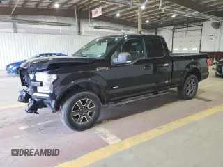 2017 Ford F-150 XL with VIN 1FTEX1EP3HFA17932, listed as a Copart auction lot 57824625 with 98,342 mi miles and Salvage title. Bid and sale history available at DreamBid. Image 1.
