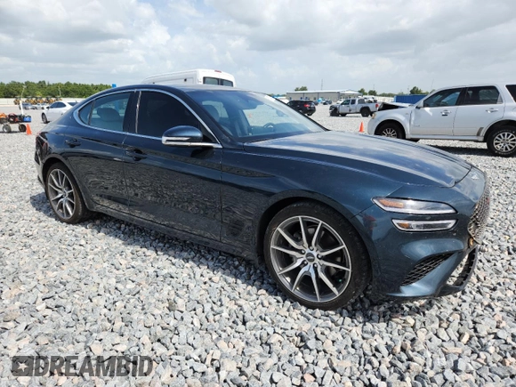 2023 Genesis G70 2.0T with VIN KMTG34TA3PU108506, listed as a Copart auction lot 61137005 with 40,950 mi miles and Salvage title. Bid and sale history available at DreamBid. Image 4.