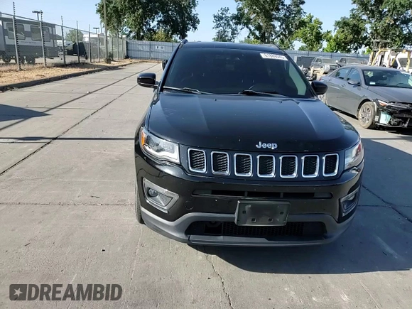 2018 Jeep Compass Latitude with VIN 3C4NJCBB6JT285892, listed as a Copart auction lot 61869045 with 63,315 mi miles and Salvage title. Bid and sale history available at DreamBid. Image 14.