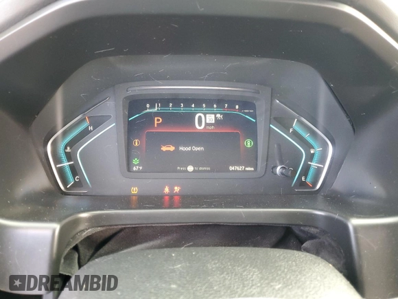 2022 Honda Odyssey EX-L with VIN 5FNRL6H72NB021962, listed as a Copart auction lot 47251375 with 47,627 mi miles and Salvage Title. Bid and sale history available at DreamBid. Image 9.