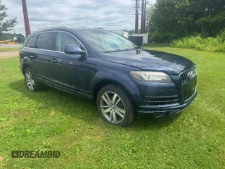 2014 Audi Q7 Premium Plus with VIN WA1LGAFE9ED013521, listed as a Copart auction lot 65097565 with 125,831 mi miles and Clean title. Bid and sale history available at DreamBid. Image 1.