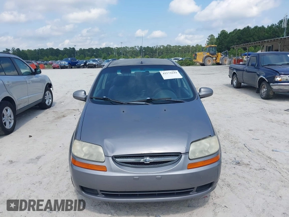 2006 Chevrolet Aveo LT with VIN KL1TG56676B537180, listed as a IAAI auction lot 42571644 with 200,894 mi miles and . Bid and sale history available at DreamBid. Image 6.