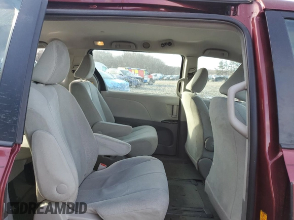 2012 Toyota Sienna with VIN 5TDZK3DC0CS222689, listed as a Copart auction lot 42884635 with 126,307 mi miles and Salvage Title. Bid and sale history available at carsss.com. Image 11.