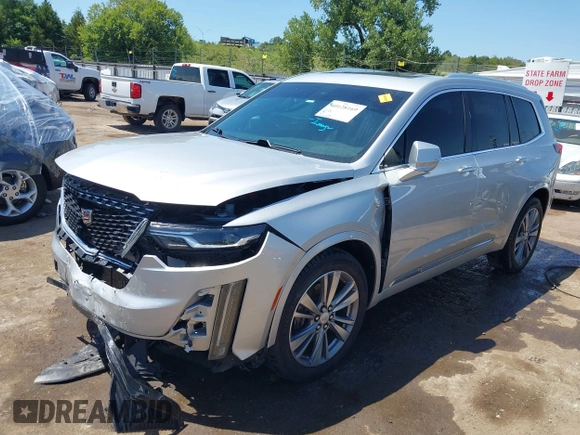 2020 Cadillac XT6 FWD Premium Luxury with VIN 1GYKPCRS1LZ188645, listed as a IAAI auction lot 40128169 with 39,957 mi miles. Bid and sale history available at carsss.com. Image 17.