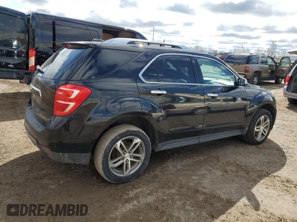 2016 Chevrolet Equinox LTZ with VIN 2GNFLGEK4G6175882, listed as a Copart auction lot 51092025 with 102,438 mi miles and Clean Title. Bid and sale history available at carsss.com. Image 3.