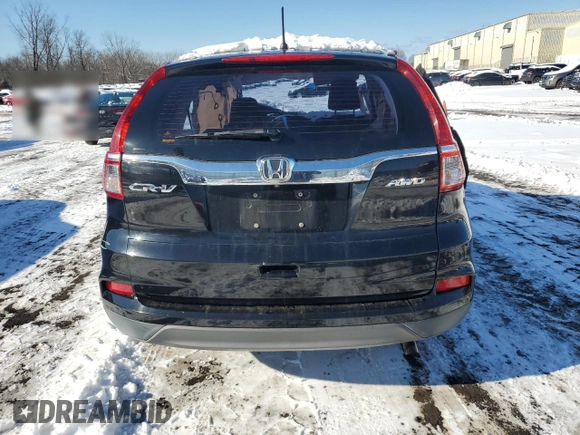 2016 Honda CR-V LX with VIN 2HKRM4H35GH600835, listed as a Copart auction lot 43611005 with Not Provided miles and Non Repairable. Bid and sale history available at DreamBid. Image 6.