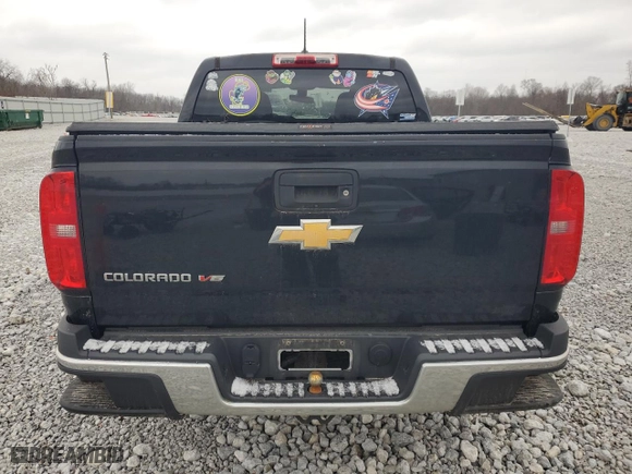 2017 Chevrolet Colorado 4WD WT with VIN 1GCGTBEN1H1145981, listed as a Copart auction lot 86451324 with 132,694 mi miles and Salvage Title. Bid and sale history available at carsss.com. Image 6.