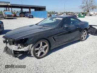 2014 Mercedes-Benz SL-Class SL 550 with VIN WDDJK7DA5EF023732, listed as a Copart auction lot 43949695 with 44,841 mi miles and Salvage Title. Bid and sale history available at carsss.com. Image 1.
