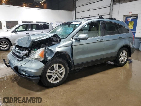 2011 Honda CR-V EX-L with VIN 5J6RE4H74BL055399, listed as a Copart auction lot 60172075 with 152,719 mi miles and Salvage title. Bid and sale history available at DreamBid. Image 1.