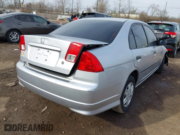 2004 Honda Civic VP with VIN 2HGES16314H609544, listed as a IAAI auction lot 41824111 with 188,226 mi miles. Bid and sale history available at carsss.com. Image 4.