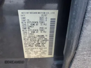 2007 Nissan Quest with VIN 5N1BV28U47N138114, listed as a Copart auction lot 42026275 with 83,544 mi miles and Salvage Title. Bid and sale history available at carsss.com. Image 13.