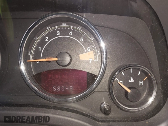 2016 Jeep Compass High Altitude Edition with VIN 1C4NJCEA2GD718173, listed as a IAAI auction lot 40930567 with 58,048 mi miles. Bid and sale history available at carsss.com. Image 7.