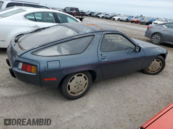 1981 Porsche 928 z VIN WP0JA0929BS820364, wystawiony jako Copart lot #76286414 z przebiegiem 40 205 mil mil oraz Szkoda całkowita • Salvage title. Historia ofert i sprzedaży dostępna na DreamBid. Obrazek 3.