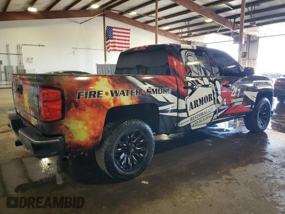 2017 Chevrolet Silverado 1500 LT with VIN 3GCUKREC4HG198074, listed as a Copart auction lot 55319615 with 105,950 mi miles and Salvage Title. Bid and sale history available at DreamBid. Image 3.