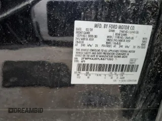 2020 Ford Edge SEL with VIN 2FMPK4J97LBA71093, listed as a Copart auction lot 59440765 with 71,006 mi miles and Salvage title. Bid and sale history available at DreamBid. Image 13.