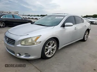 2013 Nissan Maxima SV with VIN 1N4AA5AP4DC819436, listed as a Copart auction lot 60353215 with 194,368 mi miles and Salvage title. Bid and sale history available at DreamBid. Image 1.