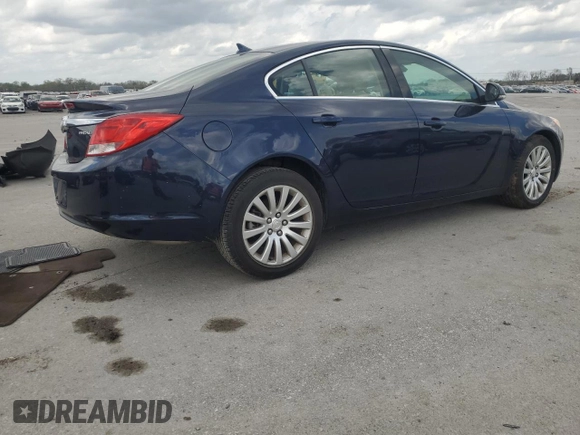 2012 Buick Regal with VIN 2G4GR5EK5C9148811, listed as a Copart auction lot 52023825 with 55,616 mi miles and Clean Title. Bid and sale history available at carsss.com. Image 3.