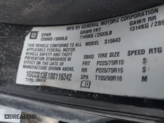 2008 Chevrolet Colorado LT w/1LT with VIN 1GCCS13E188116342, listed as a IAAI auction lot 41767422 with 229,074 mi miles. Bid and sale history available at carsss.com. Image 9.