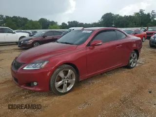 2010 Lexus IS 350 C with VIN JTHFE2C26A2504691, listed as a Copart auction lot 62548135 with 167,629 mi miles and Salvage title. Bid and sale history available at DreamBid. Image 1.