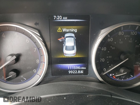2017 Infiniti Q50 Sport z VIN JN1EV7AP0HM734043, wystawiony jako Copart lot #58812505 z przebiegiem 111 596 mil mil oraz Szkoda całkowita • Salvage title. Historia ofert i sprzedaży dostępna na DreamBid. Obrazek 9.
