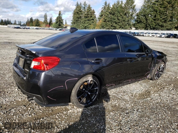 2018 Subaru WRX Premium with VIN JF1VA1C67J8827818, listed as a Copart auction lot 78274574 with 81,527 mi miles and Salvage Title. Bid and sale history available at carsss.com. Image 3.
