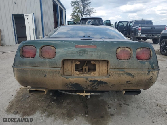 1994 Chevrolet Corvette with VIN 1G1YY22P4R5100564, listed as a Copart auction lot 72007464 with 0 mi miles and Salvage Title. Bid and sale history available at carsss.com. Image 6.