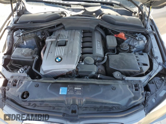 2006 BMW 5 Series 530i with VIN WBANE735X6CM34146, listed as a Copart auction lot 49740535 with 121,958 mi miles and Salvage Title. Bid and sale history available at carsss.com. Image 11.